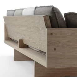 Divano a 4 posti in legno di quercia York St.
