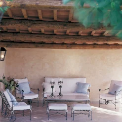 Divano a 2 posti per esterni Intreccio in acciaio inox