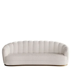 Divano Bouclé Medio Bianco Nest