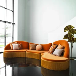 Divano componibile a 3 pezzi Wave Orange #2