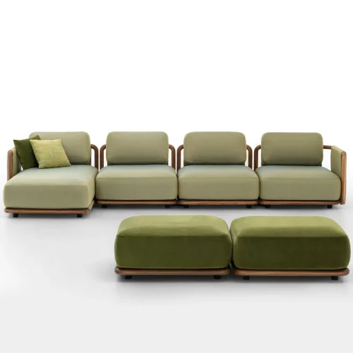 Divano da esterno Modular Citron Magnetico Moorea