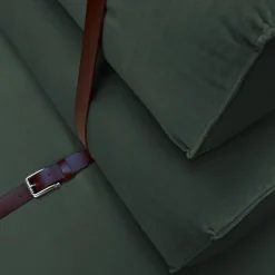 Divano Docker in Velluto Verde Inglese