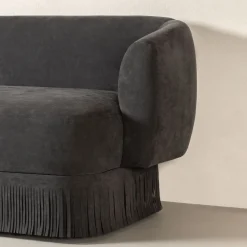 Divano Lloyd a due posti con frange