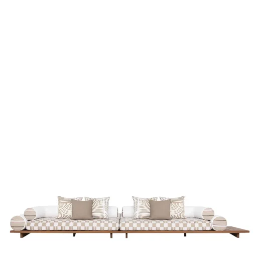 Divano Majlis Composizione bianca 216L + 266R