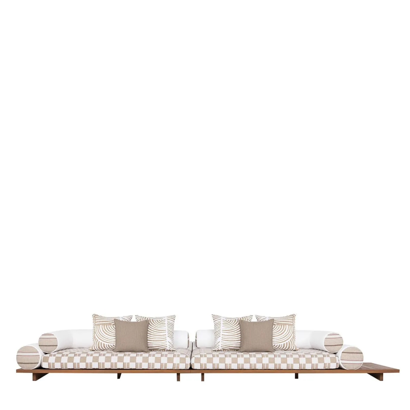 Divano Majlis Composizione bianca 216L + 266R