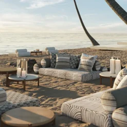 Divano Majlis On Floor Bianco Modulare Destro