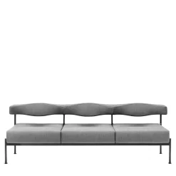 Divano Momo 3 posti grigio