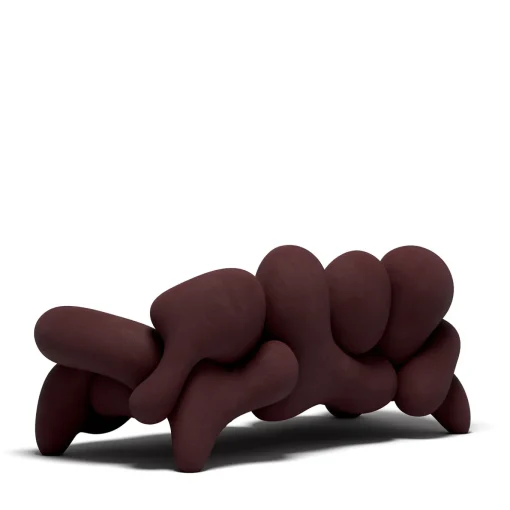 Divano Morphologica in Bouclé Marrone