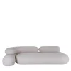Divano Nefelibata bianco in jacquard bielastico