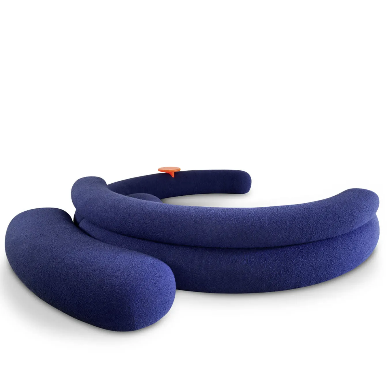 Divano Nefelibata blu di Stormo Studio