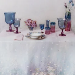 Domina Set di 2 bicchieri tumbler alti viola-blu