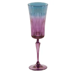 Domina Set di 2 flute d'acqua viola-blu