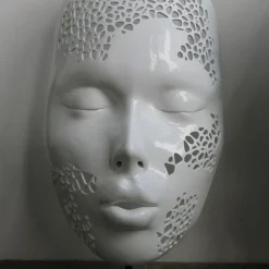 Donna MASCHERATI Scultura Bianca