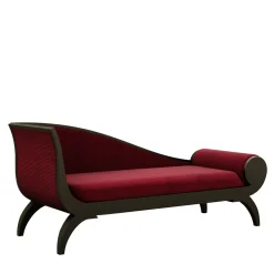 Dormeuse rossa Paolina di Centro Ricerche Maam