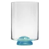 Dot Light-Blue & Transparent Water Glass di Giovanni Patalano