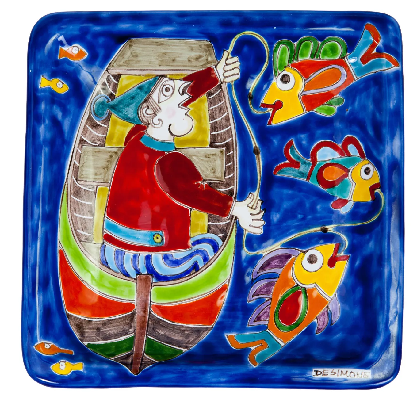 DS Piastra quadrata Pesca in barca