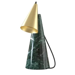 Ed038 Lampada da tavolo in ottone