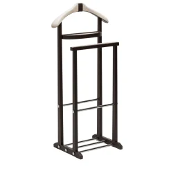 Edoardo Valet in pelle marrone e cashmere