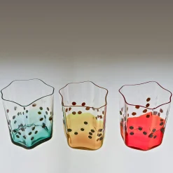 EPTA Set di 2 bicchieri verdi di Diego Chilò