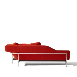 Esosoft Chaise Longue arancione destra di Antonio Citterio
