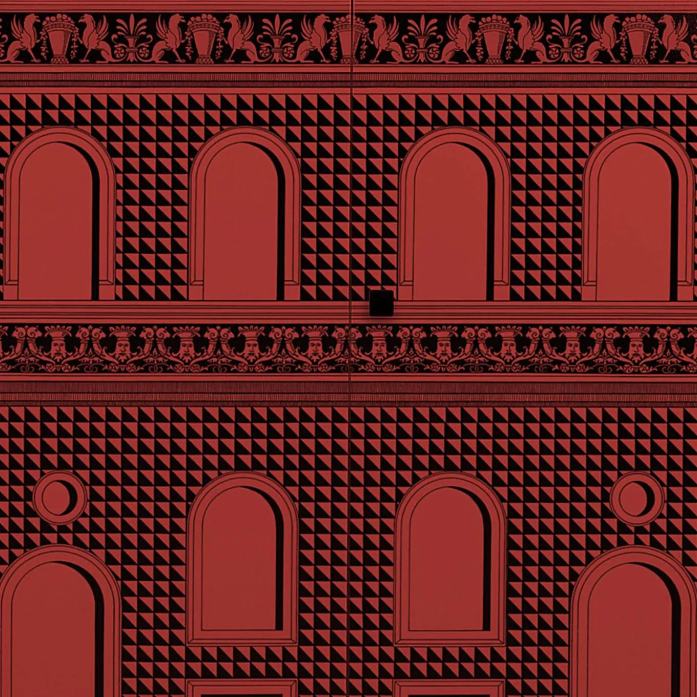 Facciata Quattrocentesca Rosso Rialzato Piccolo Mobile