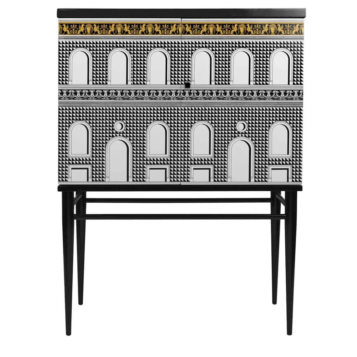 Facciata Quattrocentesca Rialzata Piccolo Armadietto #1