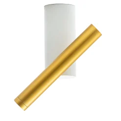 Faretto LED Regolabile Bianco e Oro Verso