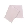 Farnese Soft Pink 100% Cashmere Singolo Plaid con frange corte