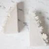 Ferma libri in marmo cristallizzato