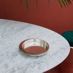 Firenze Vassoio tondo a tasca vuota in argento