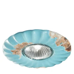 Foro da soffitto blu vintage