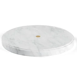 Fruttiera Ellipse in marmo di Carrara