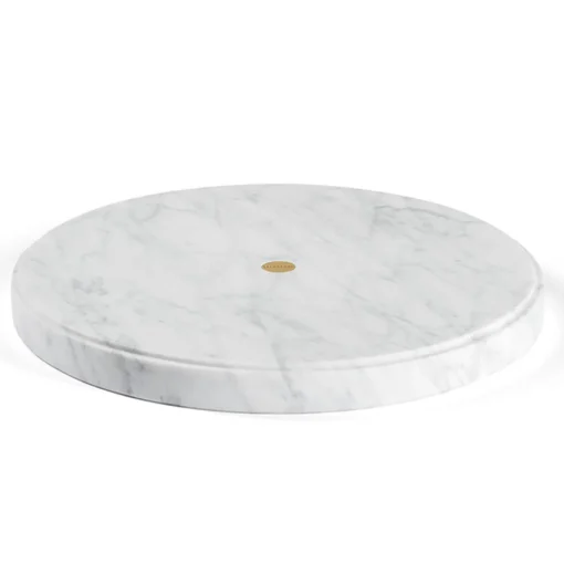 Fruttiera Ellipse in marmo di Carrara