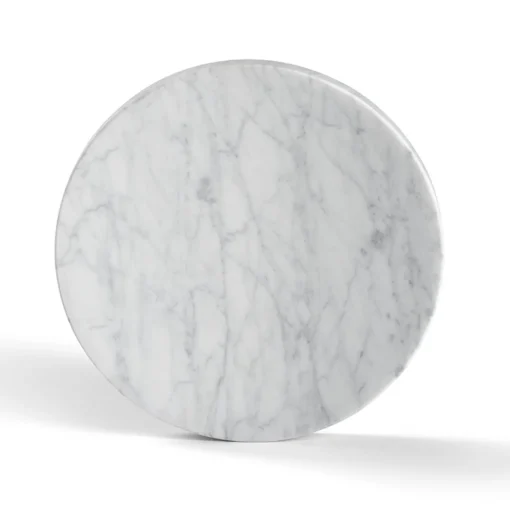 Fruttiera Ellipse in marmo di Carrara