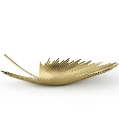 Fruttiera Florida in ottone lucido di Nika Zupanc