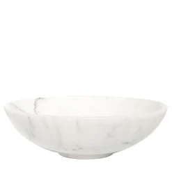 Fruttiera piccola in marmo bianco di Carrara