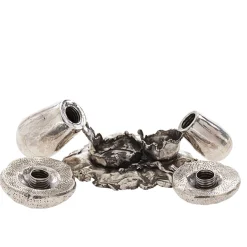 Fungo Porta sale e pepe in argento sterling