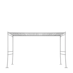 Gazebo rettangolare Bambusae di Zanellato/Bortotto