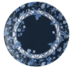 Giardino dell'Eden Set di 2 piatti da dessert in porcellana con decorazione blu #1
