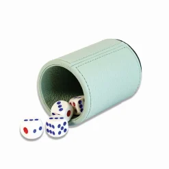 Gioco dei dadi blu chiaro
