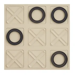 Gioco del Tic Tac Toe in pelle di Panna Cotta