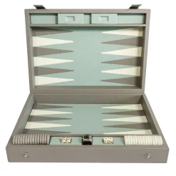 Gioco in scatola Backgammon grigio