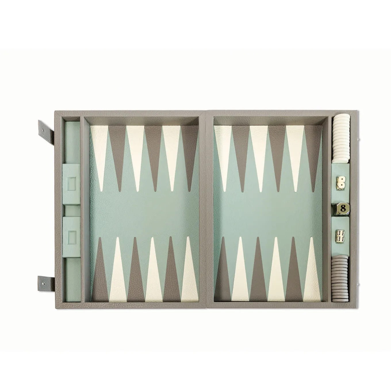 Gioco in scatola Backgammon grigio