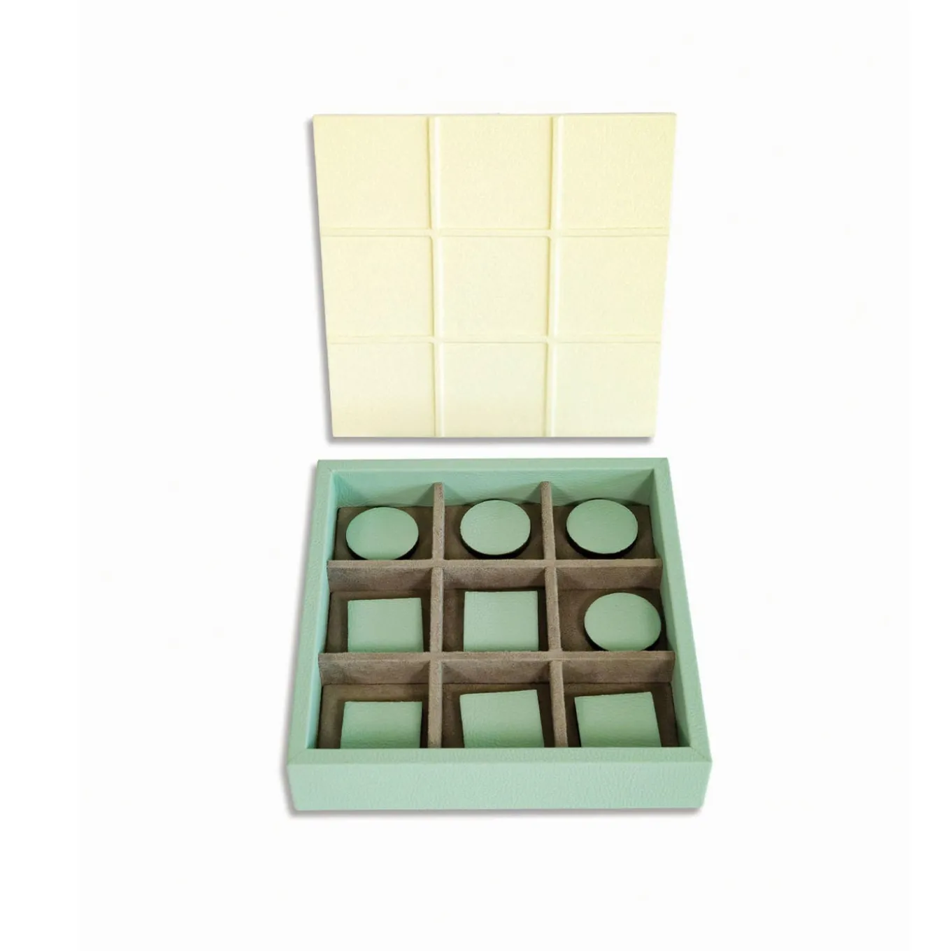 Gioco in scatola Tic Tac Toe verde