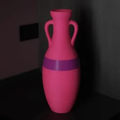 Giulio Cesare Anfora XL fucsia e viola