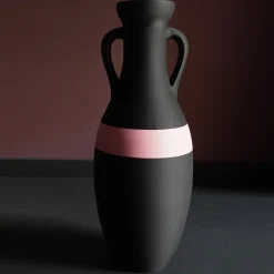 Giulio Cesare Anfora XL nera e rosa #1