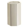 Glacette esagonale in ottone dorato