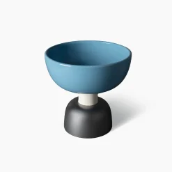 Grande centrotavola blu di Ettore Sottsass