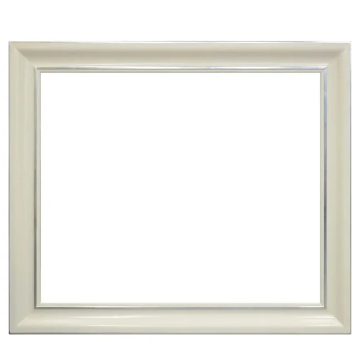 Grande cornice guantiera bianca