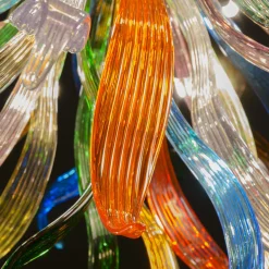 Grande lampadario Dalia multicolore